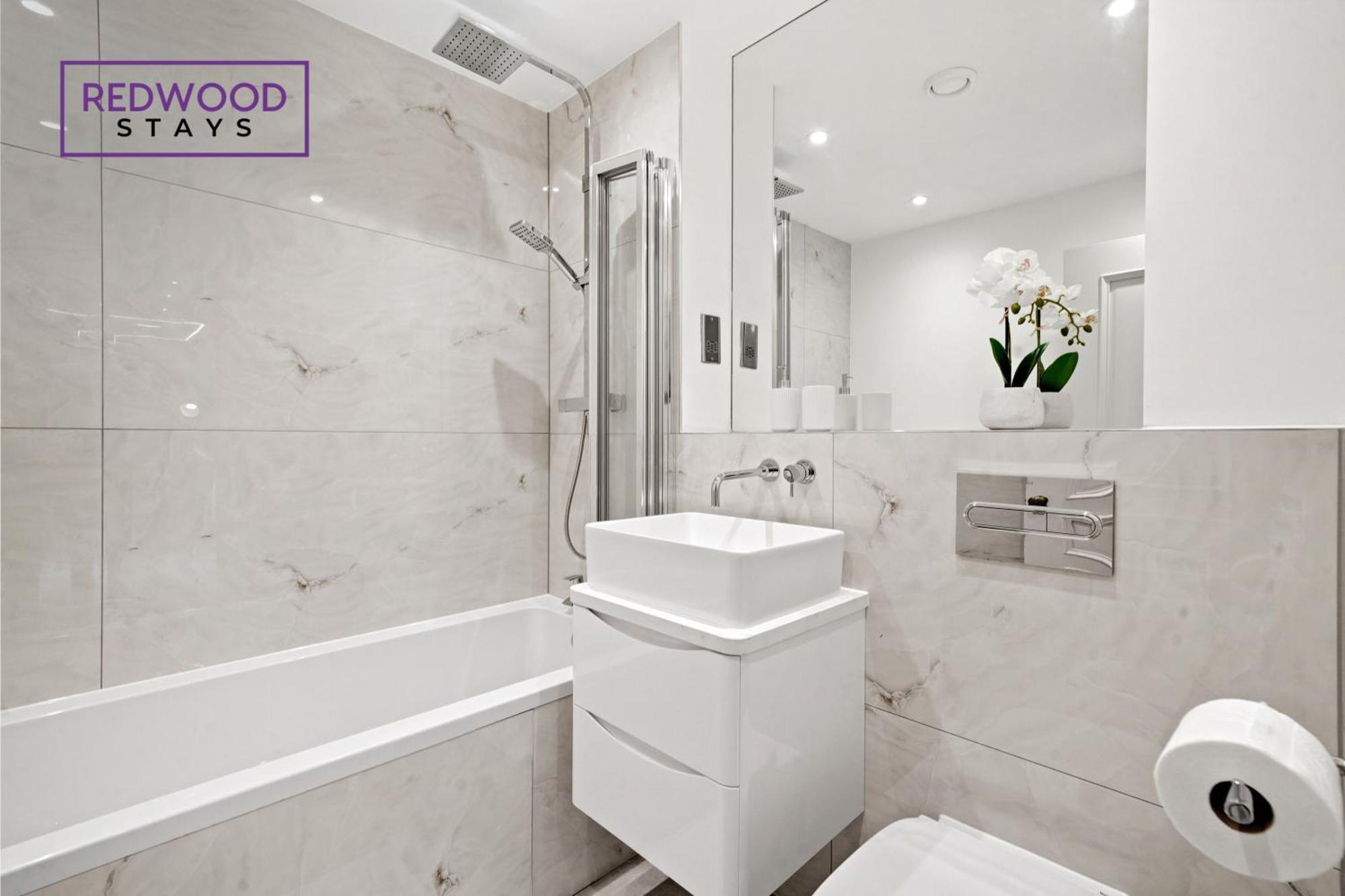 Top Quality 2 Bed 1 Bath Apartments For Contractors By Redwood Stays Reading Exteriér fotografie
