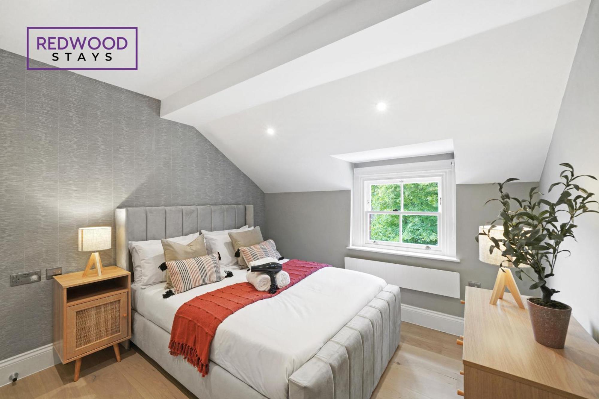 Top Quality 2 Bed 1 Bath Apartments For Contractors By Redwood Stays Reading Exteriér fotografie